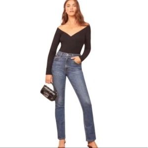 REFORMATION Off the Shoulder Top